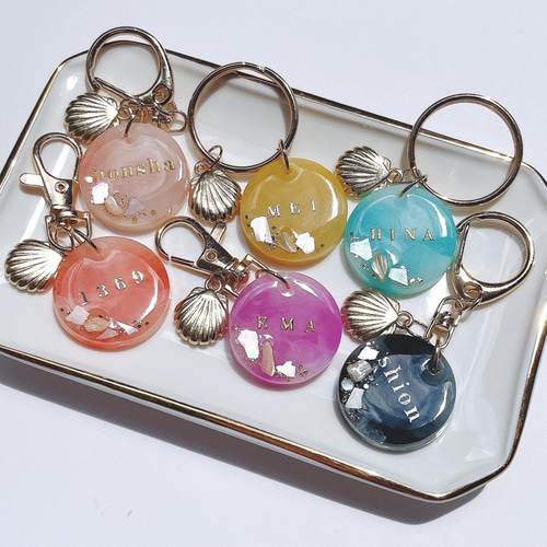 strawberryringo様お取り置き●  レジン☆キーホルダー オーダーメイド レジン キーホルダー ♡しほな様♡