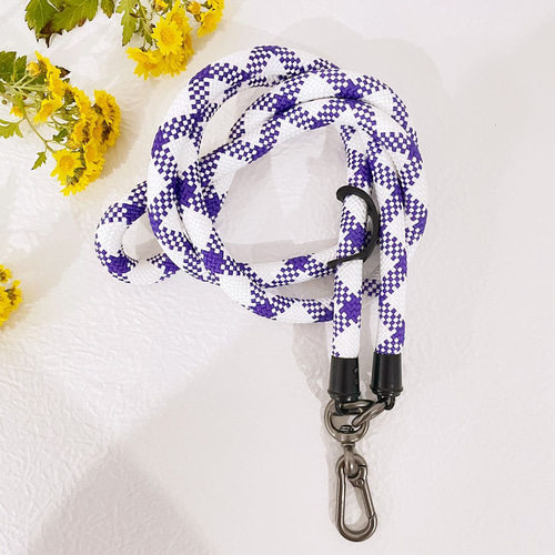 極太10mm】パラコード スマホストラップ 肩掛け 斜め掛け ショルダー