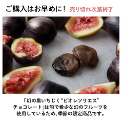 【アマゾン1位】幻の黒イチジク"ビオレソリエス"フルーツチョコレート｜富田農園 バレンタイン お歳暮 9枚目の画像