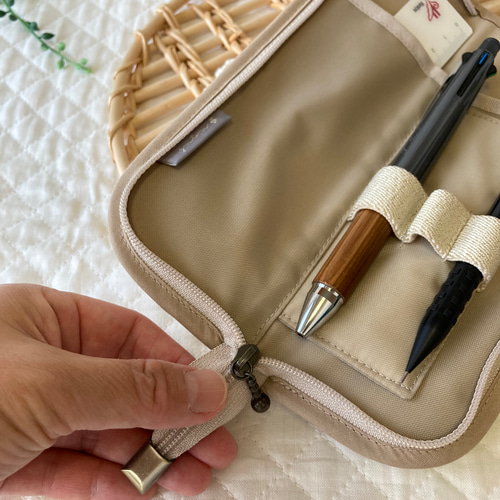 きちんとさんのペンケース リバティ メドウテイルズ フレンチカラー系