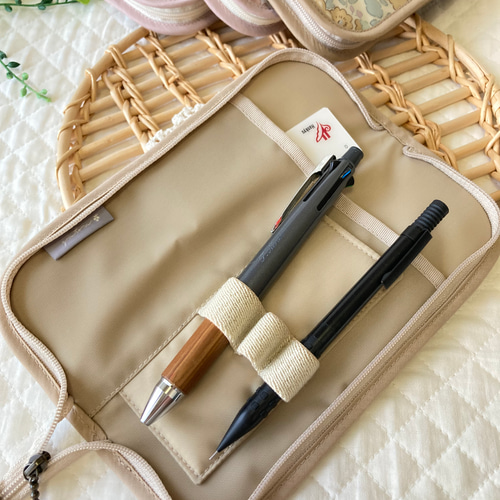 きちんとさんのペンケース リバティ メドウテイルズ フレンチカラー系