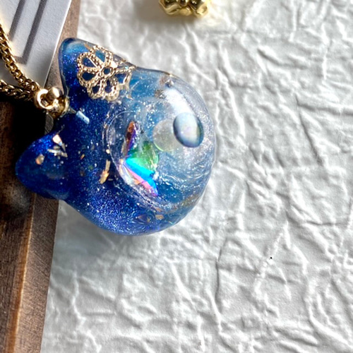 カヤ様お取り置きです。No．260 猫 レジン ペンダント マーカー