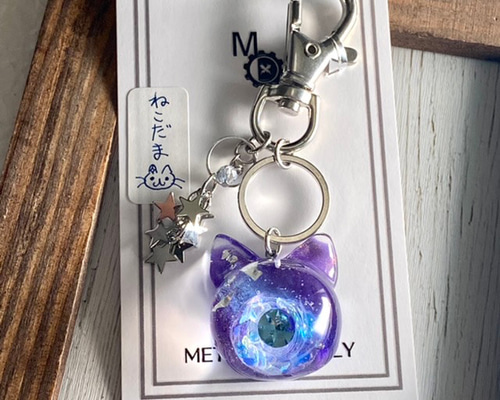 サスケページです。レジン ペンダント 猫 - チャーム - チャーム