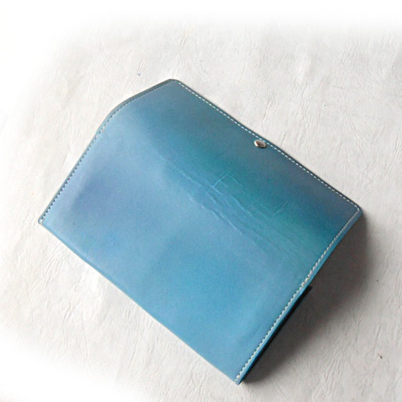 長財布　ペイルブルー（青磁色） 2枚目の画像