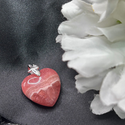 インカローズ（ロードクロサイト） 天然石ペンダントトップ シルバー