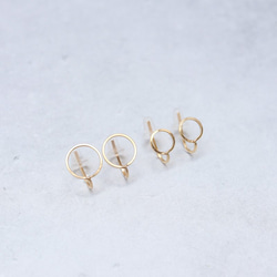 14kgf/カーネリアンのピアス(イヤリング)チャーム【7月の誕生石