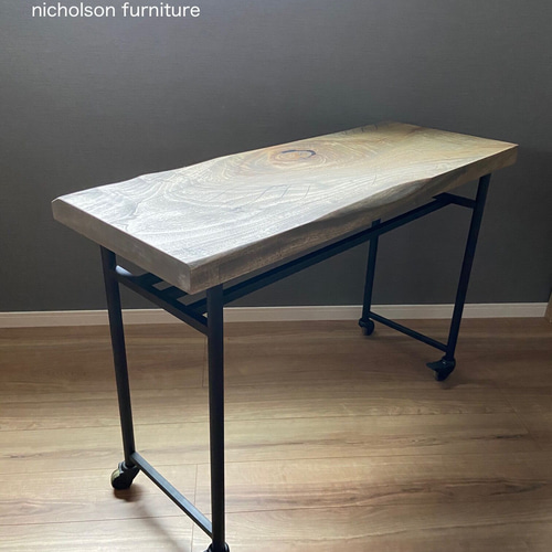 DIYアイテム 】アイアン脚 ハイタイプ テーブル・デスク用 キャスター