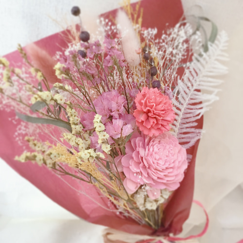 花束♡ブーケ♡ディップアート♡アメリカンフラワー アート