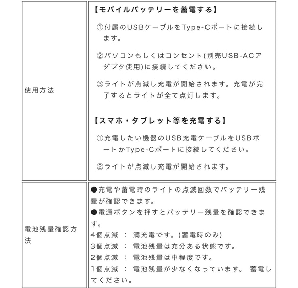 くま クマ 熊 ミツバチ 蜂 ハチミツ 軽量 モバイルバッテリー PSE認証済 5000mAh  10000mAh 8枚目の画像