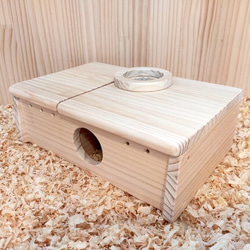 0805 ゴールデンハムスターの木のお家プラス ハウス・小屋 コロール