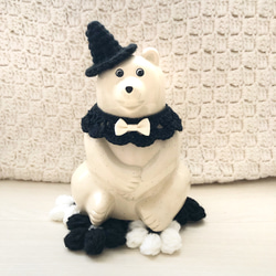 再販10以上♡【ハロウィン3点セット】しろくま貯金箱 小物セット