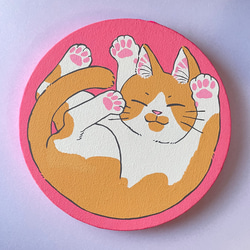 受注制作】まるまるねこ イラスト かルル 通販 14492993｜Creema(クリーマ)