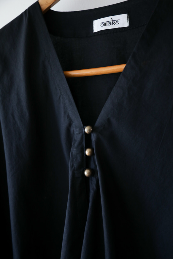 Mitsume開襟衫/黑色 第6張的照片