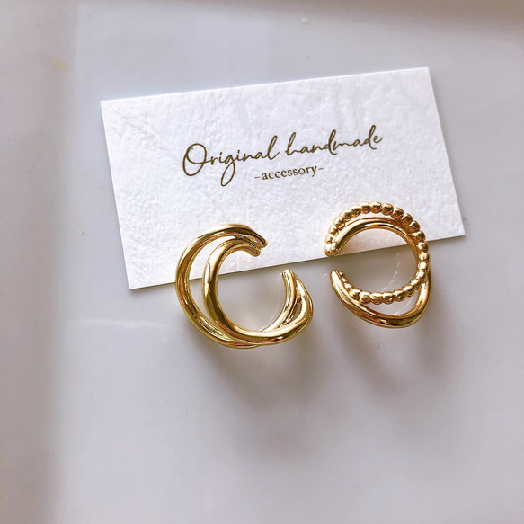 ★ゴールドイヤーカフ　2点セット 3枚目の画像