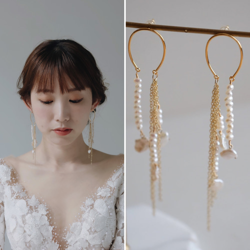 ゼクシィ掲載][PE-130] ウェディング バロックパール 淡水パール 結婚