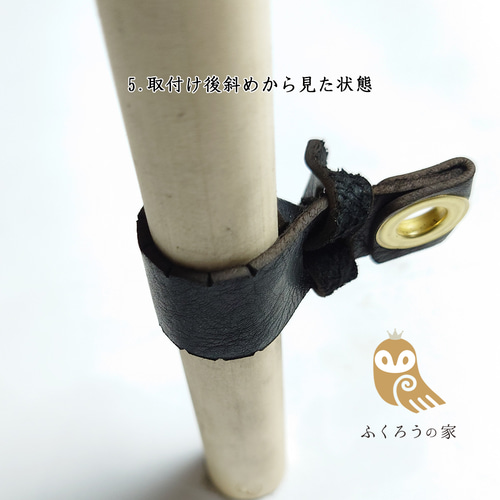 防水牛革 在庫限り 和式アンクレット（脱着可能）大型種 Lサイズ
