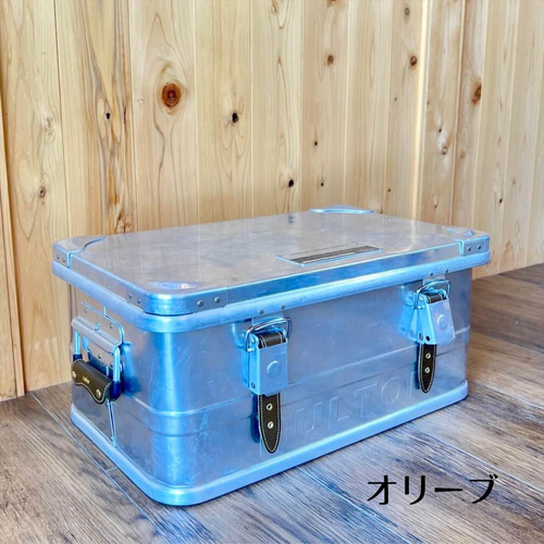 【皮のベルト付き】廃盤品　ダルトン　アルミコンテナM ダルトンアルミコンテナ専用レザーバックルベルト（2個セット