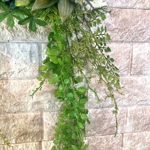 光触媒 人工観葉植物 ウォールグリーン フェイク フラワー40565