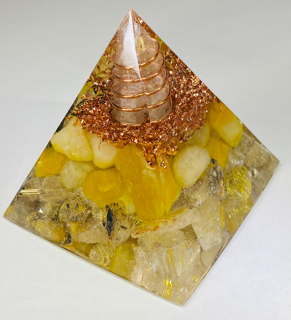 ≪按訂單生產≫ [Kin-un UP/壓力緩解] Ganesha Pyramid Orgonite 第2張的照片