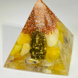 ≪按訂單生產≫ [Kin-un UP/壓力緩解] Ganesha Pyramid Orgonite 第1張的照片