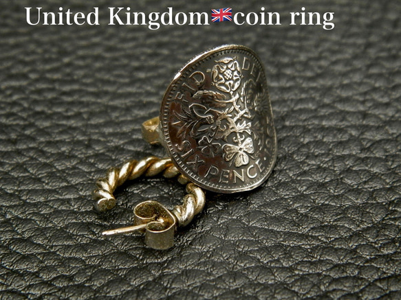 ＃R21　UK Coin Ring 2枚目の画像