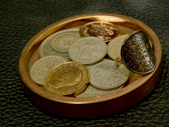 ＃R21　UK Coin Ring 1枚目の画像