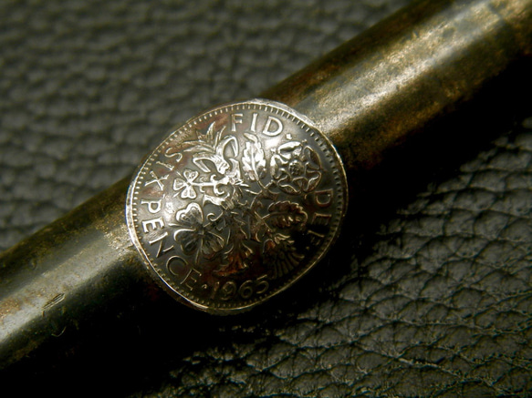 ＃R21　UK Coin Ring 3枚目の画像