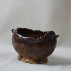 茶卵植木鉢(L) 5枚目の画像