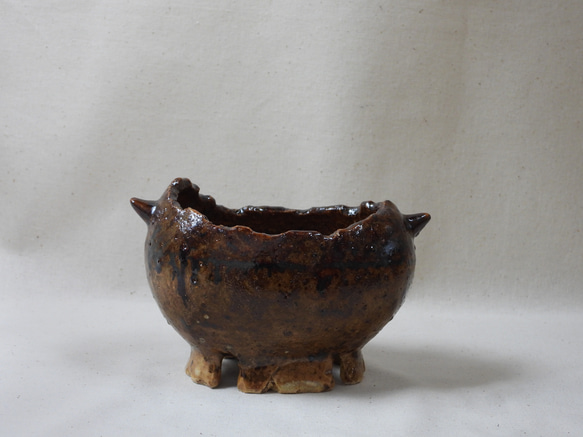 茶卵植木鉢(L) 7枚目の画像
