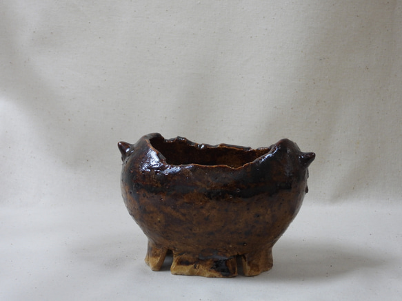 茶卵植木鉢(M) 4枚目の画像