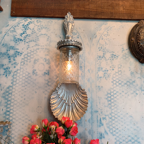 アンティークな部屋/ インテリア装飾品 ウォールランプ/（アンティークシルバー） アンティークな部屋/ インテリア装飾品 ウォールランプ