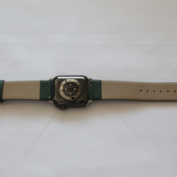 Apple Watch レザーバンド(2color:DARK GREEN/BROWN/) 38/40/41mm対応 10枚目の画像