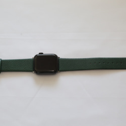 Apple Watch レザーバンド(2color:DARK GREEN/BROWN/) 38/40/41mm対応 9枚目の画像