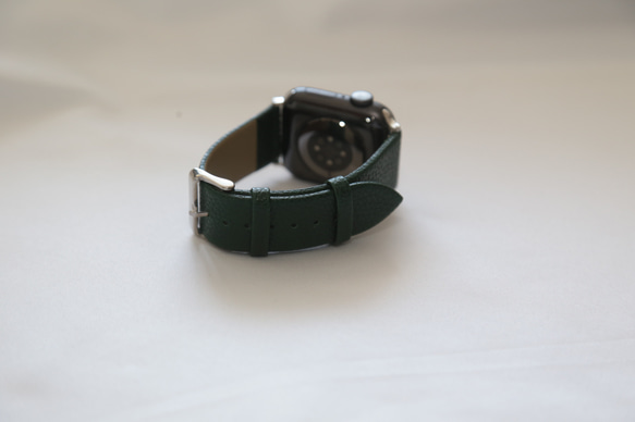 Apple Watch レザーバンド(2color:DARK GREEN/BROWN/) 38/40/41mm対応 12枚目の画像