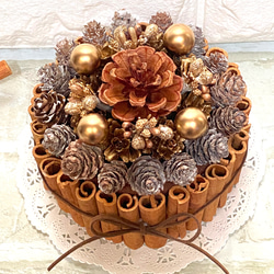 木の実のドライフラワーリース】秋の恵みを感じるナチュラルな