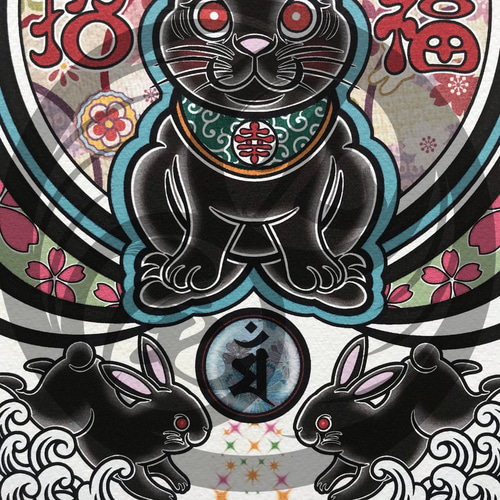 Amazon.co.jp: 縁起物 宝船 イラスト 七福神 A4サイズ フレーム