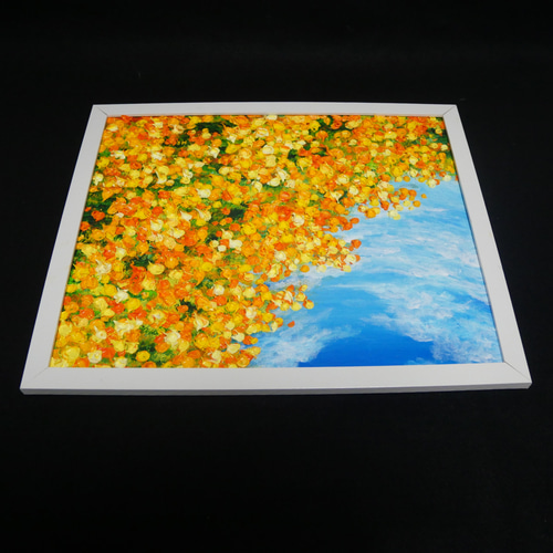 油絵 油彩 油彩画 絵 絵画 【ミモザ青空】 絵画 HR 通販 油絵 油彩 油彩画 絵 絵画 【ミモザ青空】 絵画 HR 通販