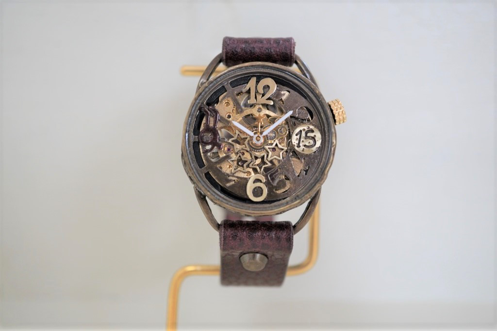 メカピョン　MV/GD 真鍮 　ワインブラウン（ドラーロ）