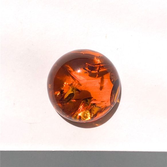 バルティックアンバー[131] 16x16mm 5Cts  　ルース ／天然石 ／ カボション 2枚目の画像