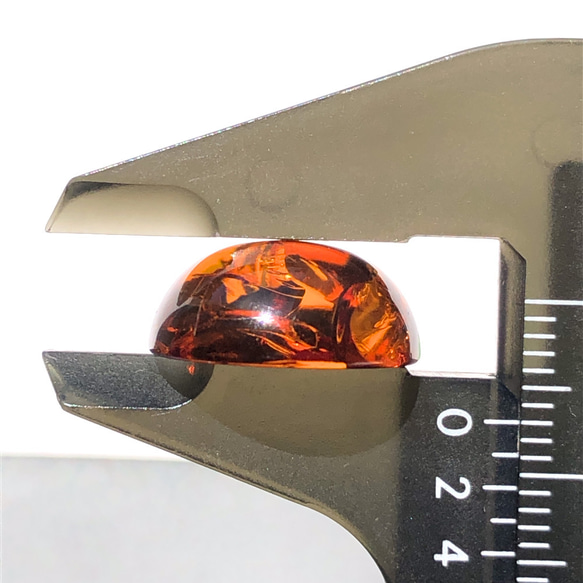 バルティックアンバー[131] 16x16mm 5Cts  　ルース ／天然石 ／ カボション 8枚目の画像