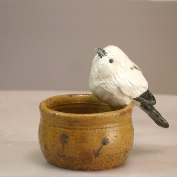 長尾山雀附件包（陶瓷鳥物） 第2張的照片
