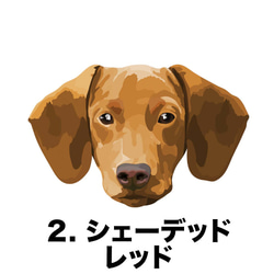 【 ダックスフンド 毛色7色】パステルカラー マウスパッド　犬　ペット　うちの子　犬グッズ　プレゼント 3枚目の画像