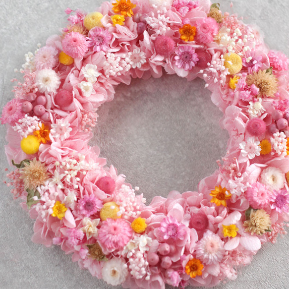 写真＆オリジナルメッセージも入るフレーム《ピンク》愛いっぱいの花たちに包まれて幸せに過ごしてね。ペットちゃんにも。 5枚目の画像