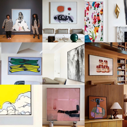 額とキャンバスの｢本格絵画｣セット [Eサイズ] 334×284 絵画 公