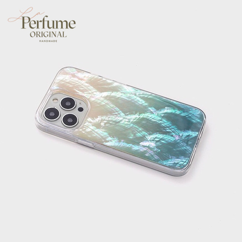 天然シェル♡キラキラ ライトブルー 青 貝 オリジナルiPhoneケース 海 夏 キラキラ天然シェル♡ライトブルー 青 貝 オリジナル iPhone