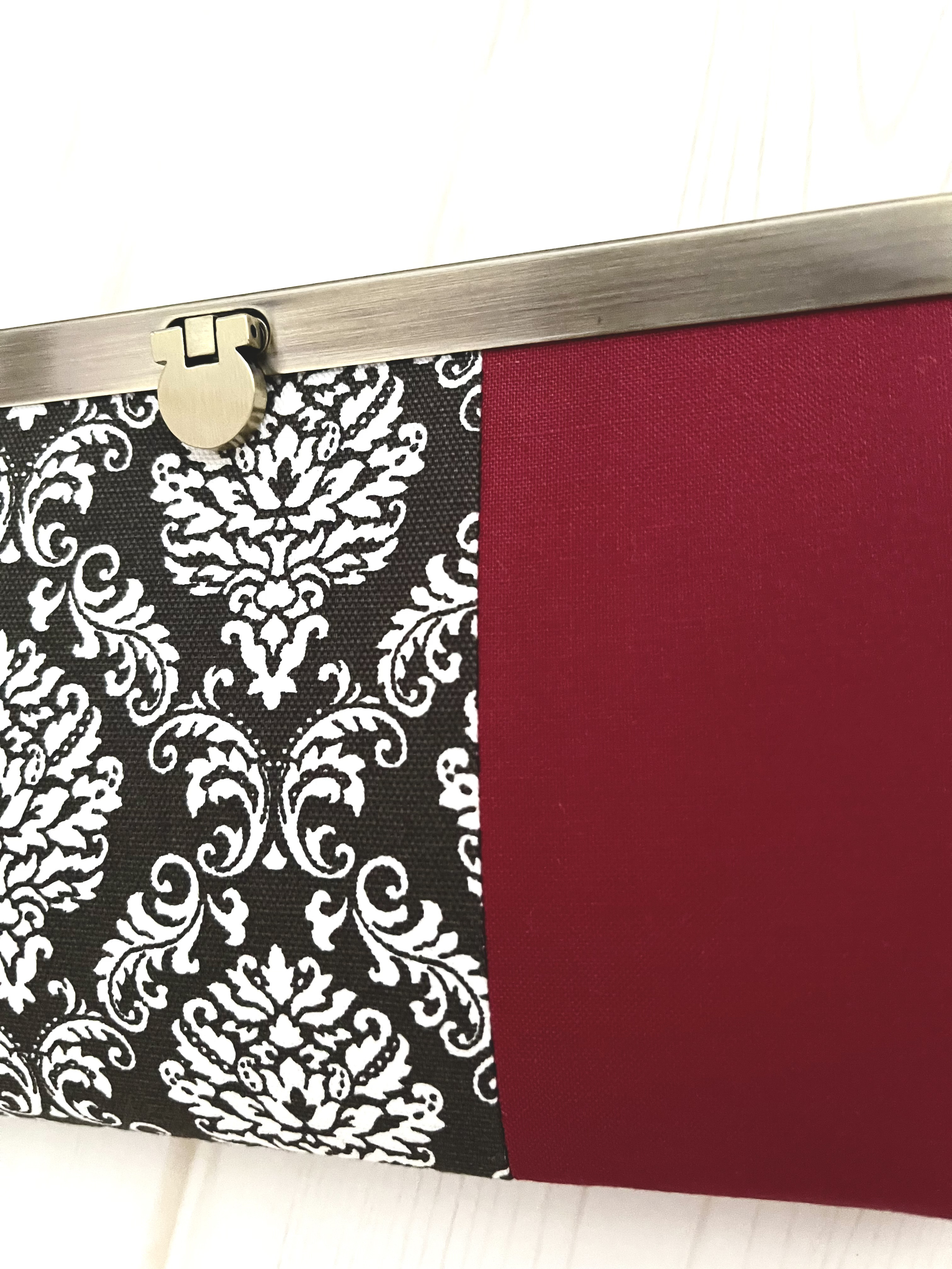 おとなのダマスク《チャコールブラック》・長財布