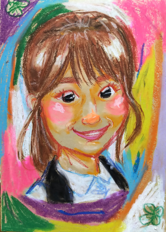 ちーさま クレヨンでカラフル似顔絵♪ その他インテリア雑貨