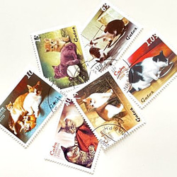 6張一套貓郵票｜古巴（外國郵票、舊郵票）｜古董/復古 第2張的照片