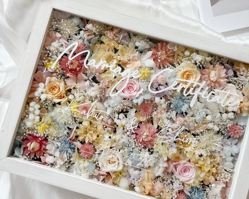 キレイに仕上がる！ゲスト参加型結婚証明書～100名前後 その他オーダー
