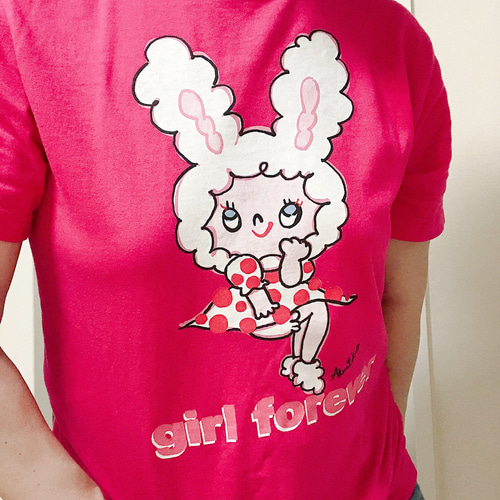 平成女児☆まじベリコラボロンTEE ピンク Tシャツ まじかるベリーベリー 84dd5373a94be118a20e588571158c